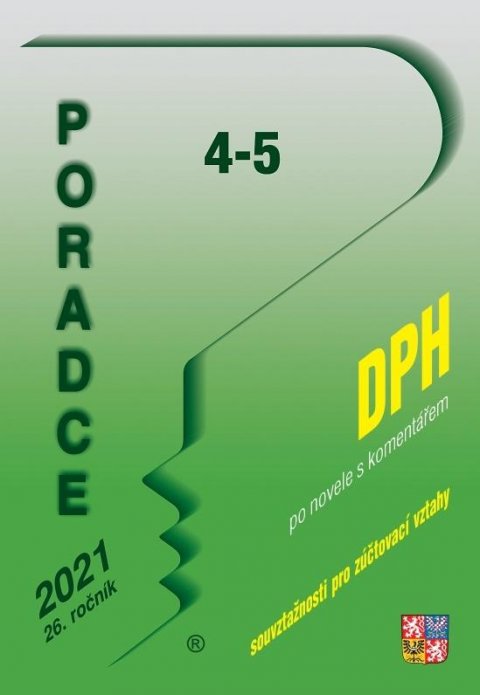 Benda Václav: Poradce 4-5/2021 DPH (po novele s komentářem) Daň z přidané hodnoty, Souvzt