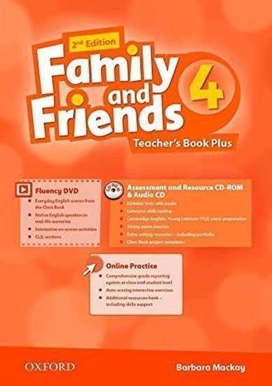 MacKay Barbara: Family and Friends 4 Teacher´s Book Plus with Multi-ROM (2nd)