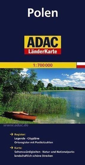kolektiv autorů: Polsko/mapa 1:700T ADAC