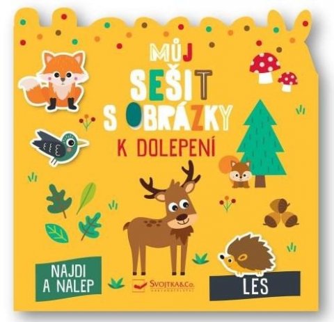 Carotte et Compagne: Můj sešit s obrázky k dolepení Les
