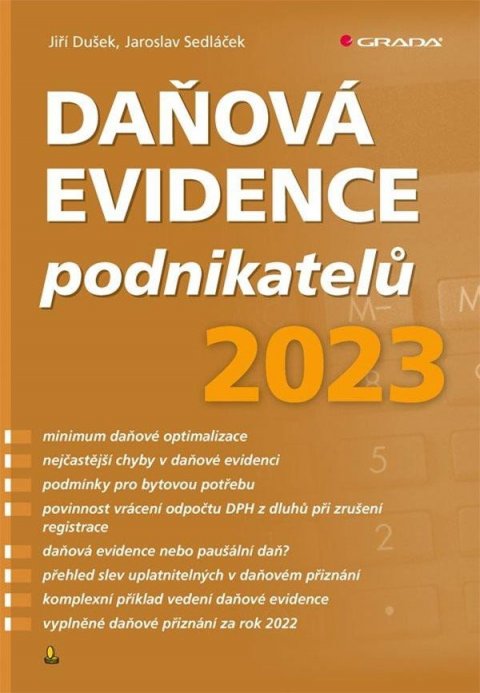 Dušek Jiří: Daňová evidence podnikatelů 2023