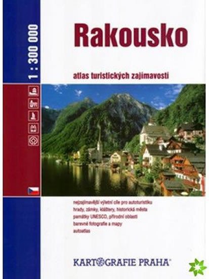 kolektiv autorů: Rakousko - Atlas turistických zajímavostí/1:300 tis.