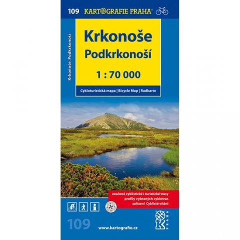 neuveden: 1: 70T(109)-Krkonoše,Podkrkonoší (cyklomapa)