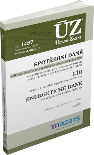 neuveden: ÚZ 1487 Spotřební daně, líh, paliva a maziva, energetické daně