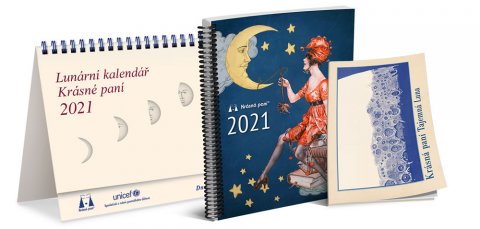 Kanyzová Žofie: Lunární kalendář Krásné paní s publikací 2021