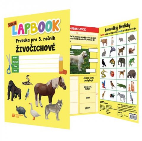 neuveden: Školní lapbook: Prvouka - Živočichové