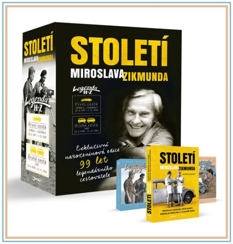 Horký Petr: Století Miroslava Zikmunda - dárkový box (3 knihy)