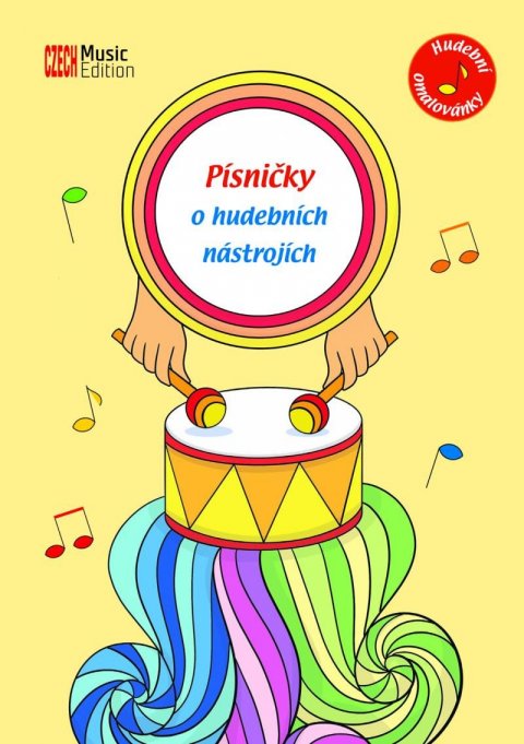 Šašinková Eva: Hudební omalovánky – Písničky o hudebních nástrojích Šašinková Eva: Hudební omalovánky – Písničky o hudebních nástrojích