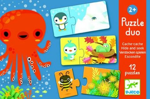 neuveden: Djeco Puzzle duo Najdi mě