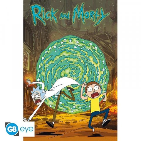 neuveden: Rick and Morty Plakát Maxi: Portal 91,5 x 61 cm