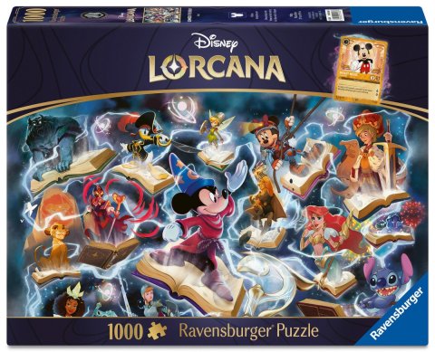 neuveden: Puzzle Disney Lorcana - Glimmers of the Realm: Ocel 1000 dílků