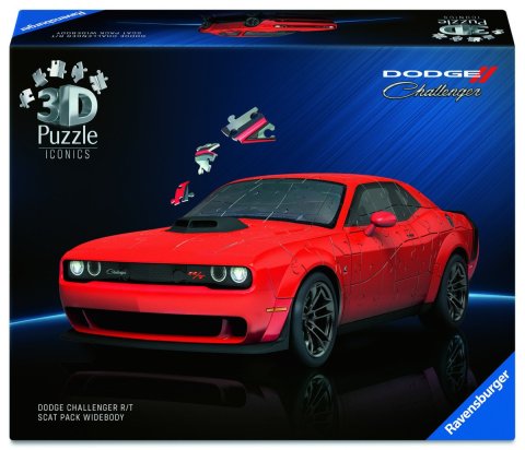neuveden: 3D Puzzle Iconics: Dodge Challenger R/T Scat Pack Widebody 108 dílků