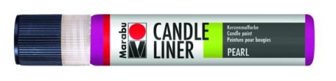 neuveden: Marabu Candle Liner na svíčky - fialový 25 ml