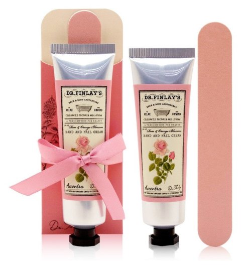 : Set péče o ruce DR. FINLAY´S s pilníkem Růže a neroli 30ml