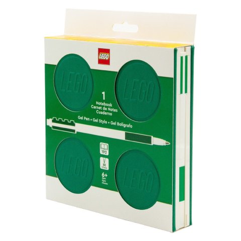 neuveden: LEGO Zápisník s gelovým perem jako klipem a náhradní náplní - zelený