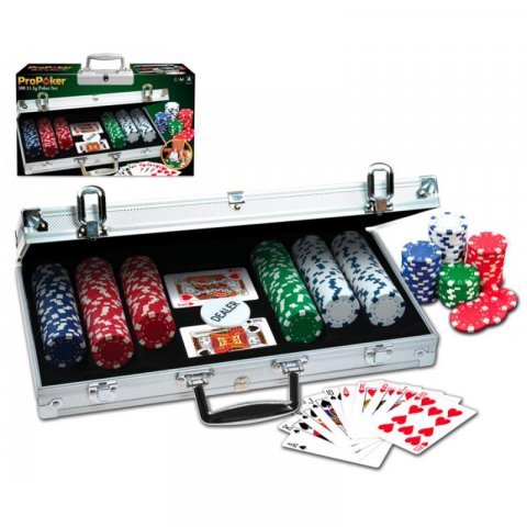 neuveden: Velká sada na Poker v kovovém kufříku