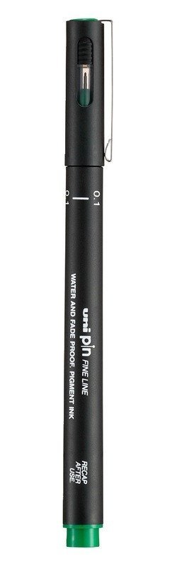 : Kreativní liner PIN 01, 0,1 mm, zelený