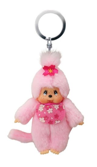 neuveden: Monchhichi klíčenka - světle růžová (Mončiči) neuveden: Monchhichi klíčenka - světle růžová (Mončiči)