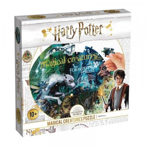 neuveden: Harry Potter puzzle Magická zvířata - 500 dílků