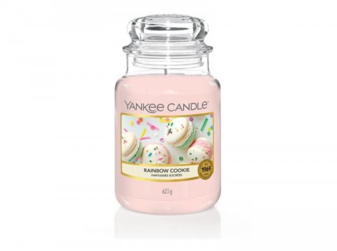 neuveden: YANKEE CANDLE Rainbow Cookie svíčka 623g