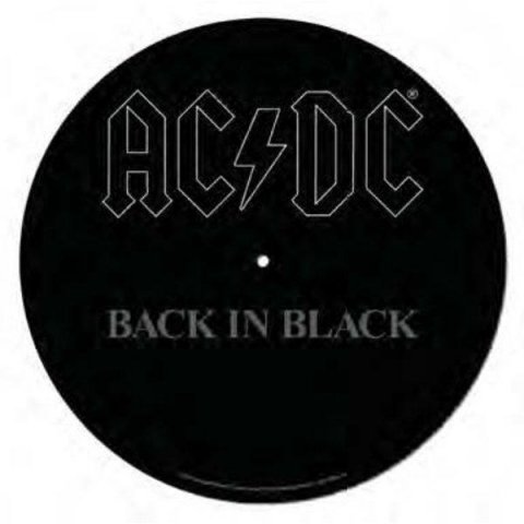 neuveden: Podložka na gramofon - AC/DC Back in Black