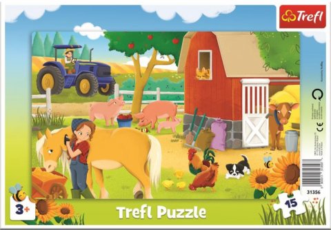 neuveden: Puzzle Na farmě 15 dílků