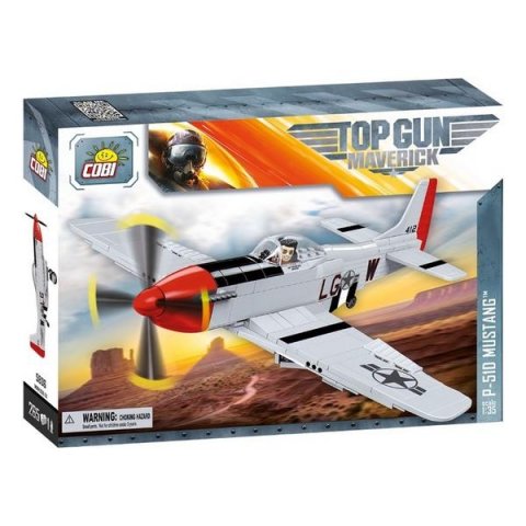 neuveden: Stavebnice COBI TOP GUN P-51 Mustang, 1:35, 265 kostek, 1 f