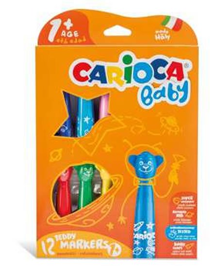 neuveden: CARIOCA dětské fixy Baby Teddy 12 ks neuveden: CARIOCA dětské fixy Baby Teddy 12 ks