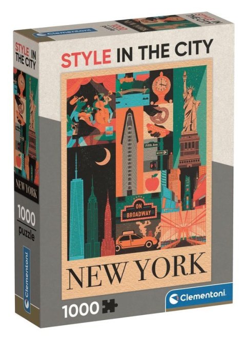: Puzzle Styl ve městě: New York 1000 dílků