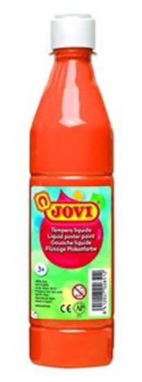 neuveden: JOVI temperová barva 500ml v lahvi oranžová