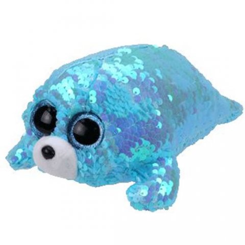 neuveden: TY Beanie Boos flitrový WAVES - tuleň 15 cm neuveden: TY Beanie Boos flitrový WAVES - tuleň 15 cm