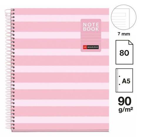 : Poznámkový blok Between the Lines NB-1, A5, 90g, karton, 80 listů, linka, P