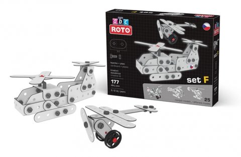 neuveden: ROTO ABC - Letadla, set F