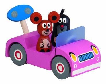 neuveden: Auto Krtek na výletě dřevěné neuveden: Auto Krtek na výletě dřevěné