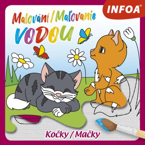 neuveden: Malování / Maľovanie vodou - Kočky