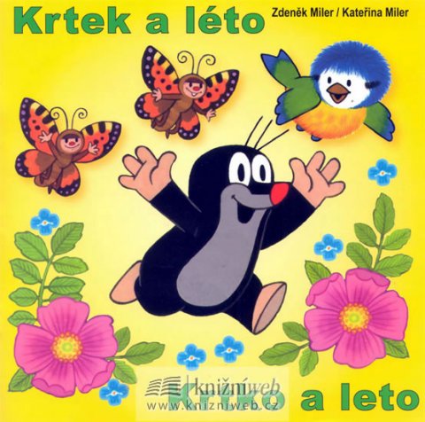 Miler Zdeněk: Krtek a léto - omalovánky čtverec