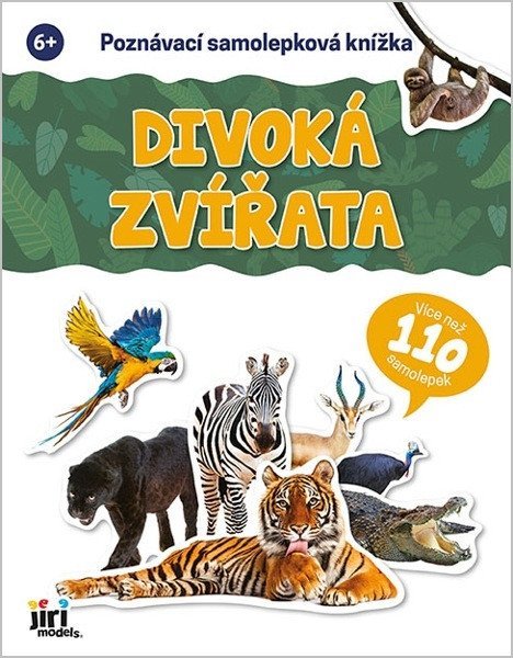 : Poznávací samolepková knížka Divoká zvířata
