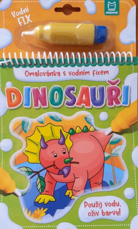 Wierzchowska Barbara: Dinosauři - Omalovánka s vodním fixem Wierzchowska Barbara: Dinosauři - Omalovánka s vodním fixem