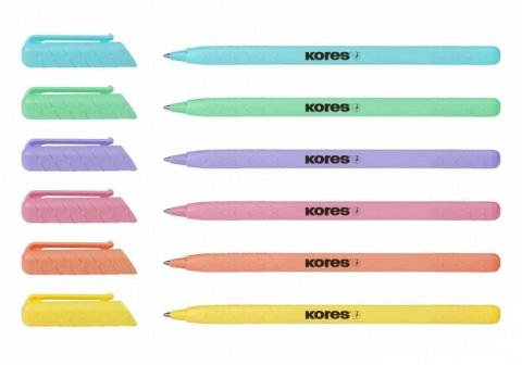 neuveden: Kores Pen K0 Kuličkové pero - pastelové barvy , mix barev