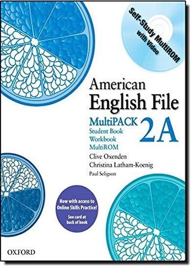 Oxenden Clive: American English File 2 Student´s Book + Workbook Multipack A with Online S
