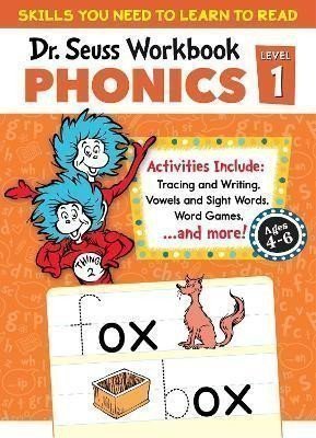 Dr. Seuss: Dr. Seuss Phonics Level 1 Workbook: A Phonics Workbook to Help Kids Ages 4-
