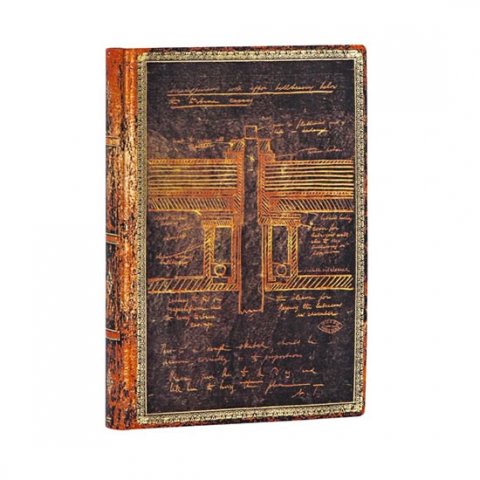 neuveden: Zápisník Paperblanks - Tesla, Sketch of a Turbine, flexi, Mini / linkovaný