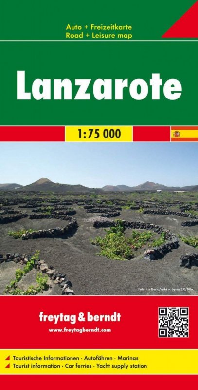 neuveden: AK 0533 Lanzarote 1:75 000 / automapa + mapa volného času