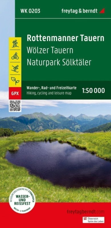 neuveden: Rottenmanner Tauern 1:50 000 / turistická a cykloturistická mapa