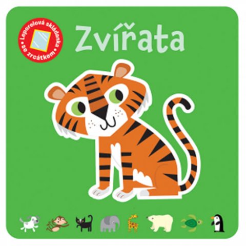 Barker Vicky: Zvířata - Leporelová skládanka se zrcátkem