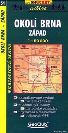 neuveden: SC 051 Okolí Brna západ 1:50 000 neuveden: SC 051 Okolí Brna západ 1:50 000
