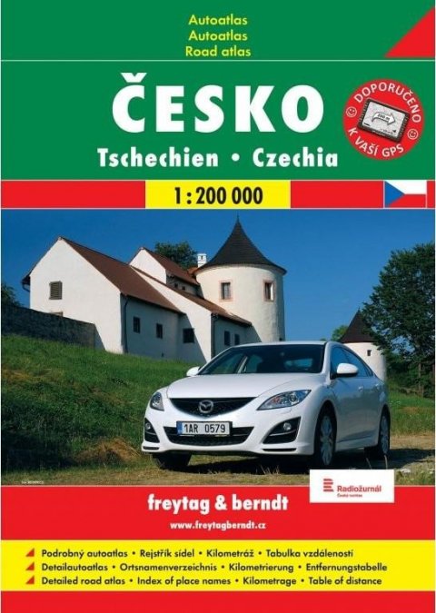 kolektiv autorů: Česko autoatlas 1:200 0000 (A4, spirála)