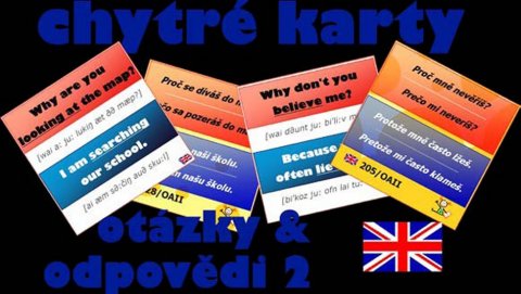 neuveden: Chytré karty - Angličtina otázky a odpovědi 2