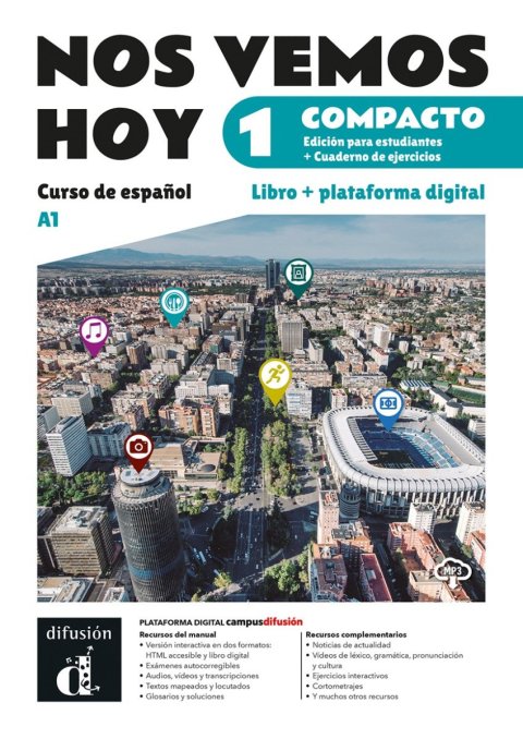 neuveden: !Nos vemos! hoy 1 (A1) – Edición híbrida Libro del alumno / Cuaderno de eje
