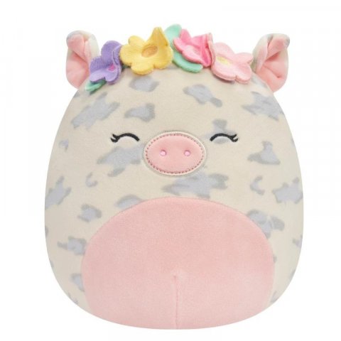 neuveden: Squishmallows Strakaté prasátko s čelenkou Rosie 20 cm